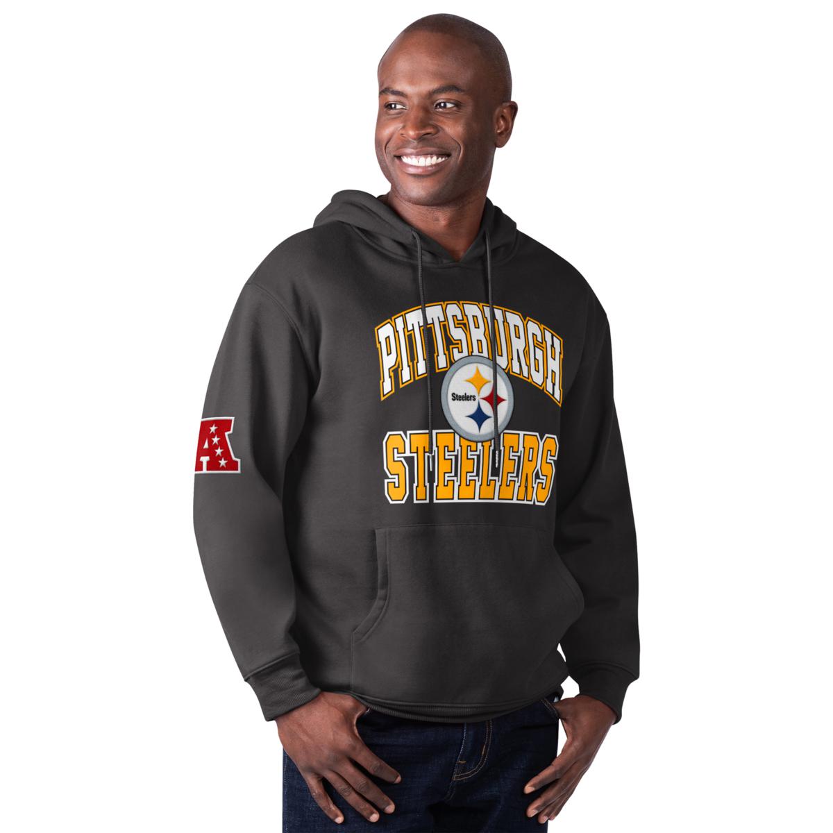 Football Fan Shop Officially Licensed NFL Women's A-Game Fleece Sweatshirt by Glll - Steelers