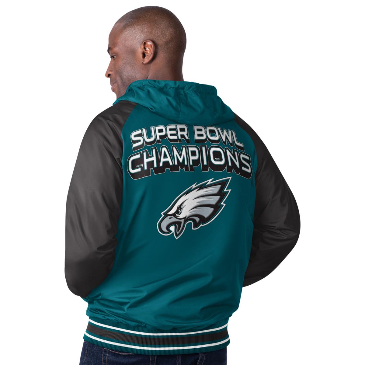 Giii Officially Licensed NFL Men's Reversible Commemorative Jacket by Glll - Eagles