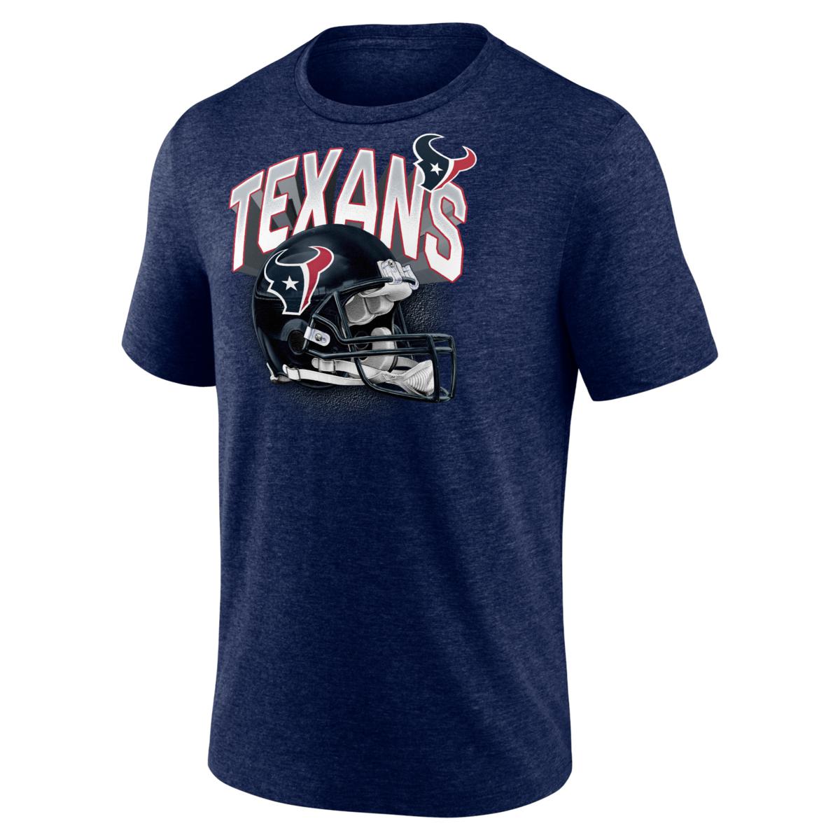 Officially Licensed NFL Men's End Around Tri-Blend T-Shirt, Texans