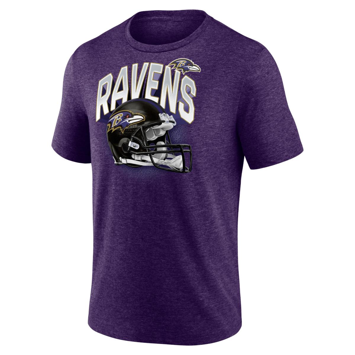 Officially Licensed League NFL Baltimore Ravens Men's Stretch T-Shirt