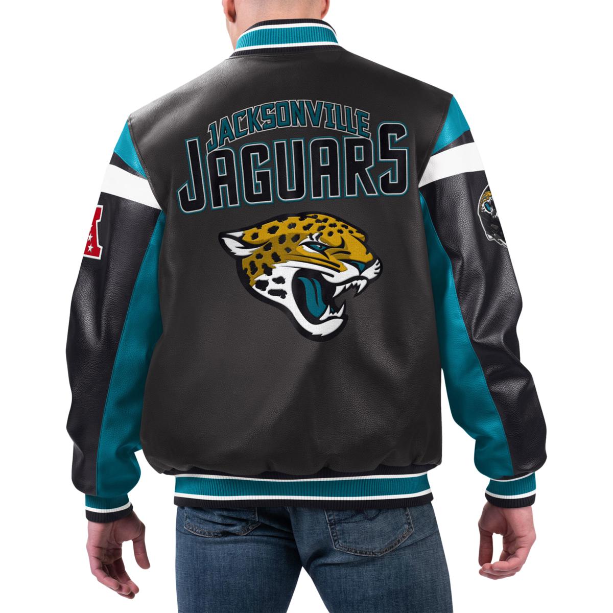 Leather nfl bomber online jacket