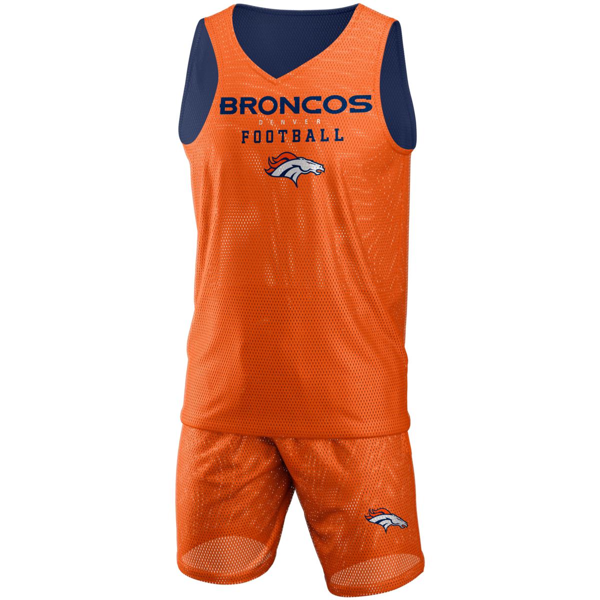 Denver Broncos Womens Gameday Mesh Crop Top FOCO