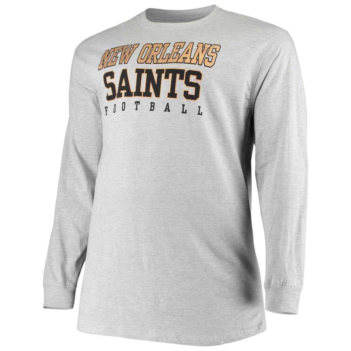 Football Fan Shop Officially Licensed NFL 3-in-1 Combo 2-Pack of Crew-Neck Tees by Glll - Saints