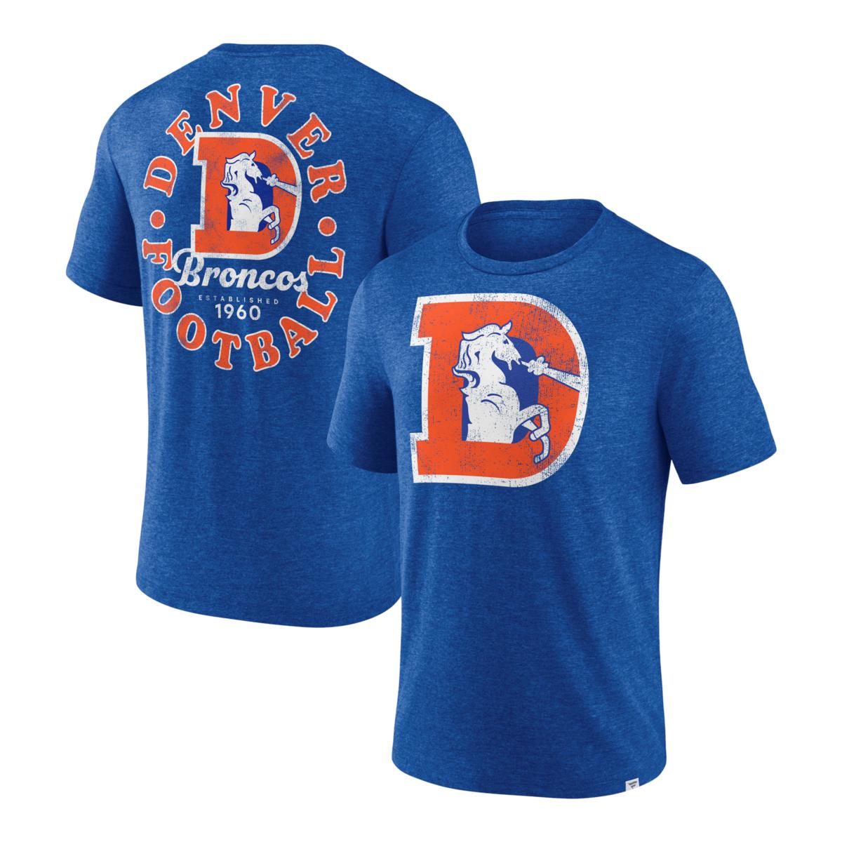 denver broncos throwback apparel