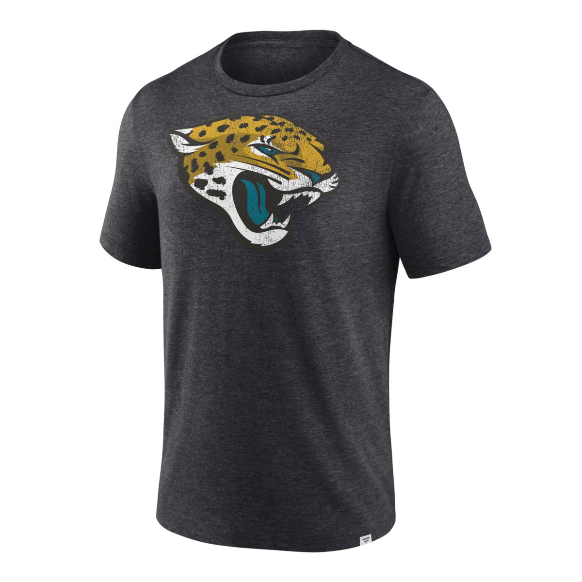 Team Apparel NFL Jacksonville JAGUARS Men's Dri Fit T-Shirt Gray Size M L  XL XXL