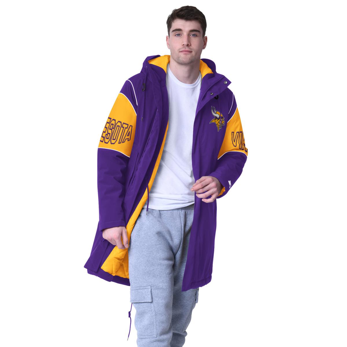 Officially Licensed NFL Men's Starter Stadium Parka Jacket by Glll