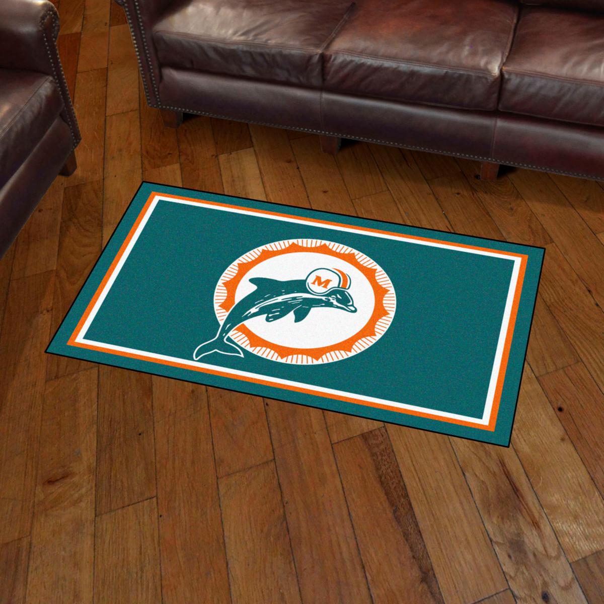 Officially Licensed NFL Mascot Rug - Miami Dolphins - 9811396, HSN