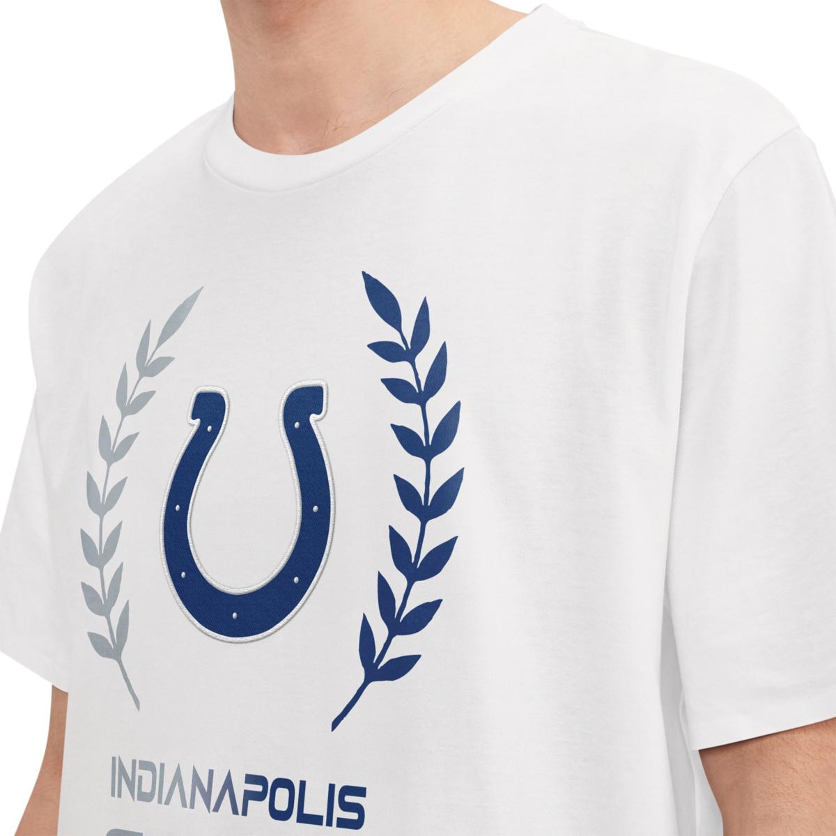 Officially Licensed NFL Refried Apparel Upcycled Long Sleeve - Colts