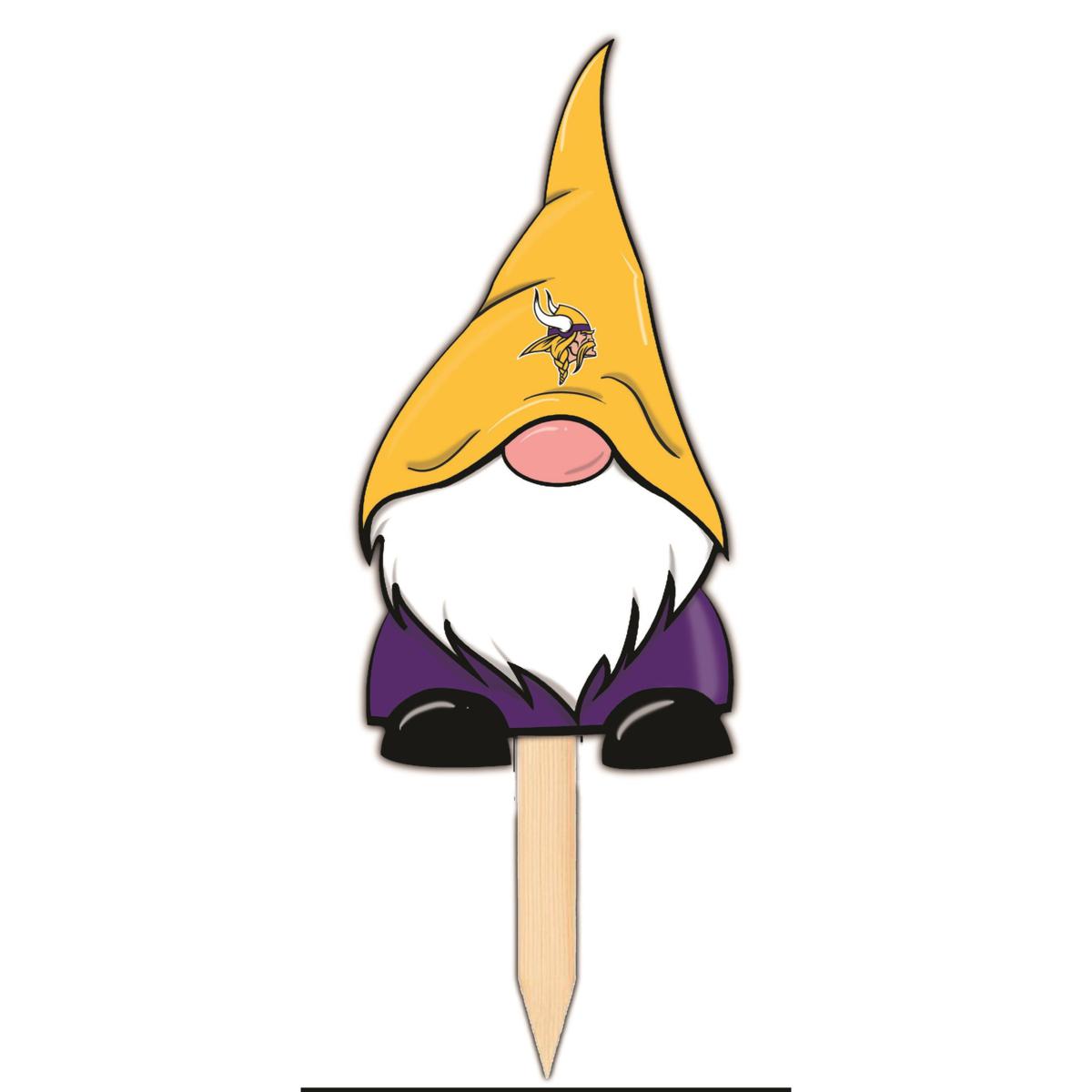 Officially Licensed NFL Minnesota Vikings Gnome Yard Stake