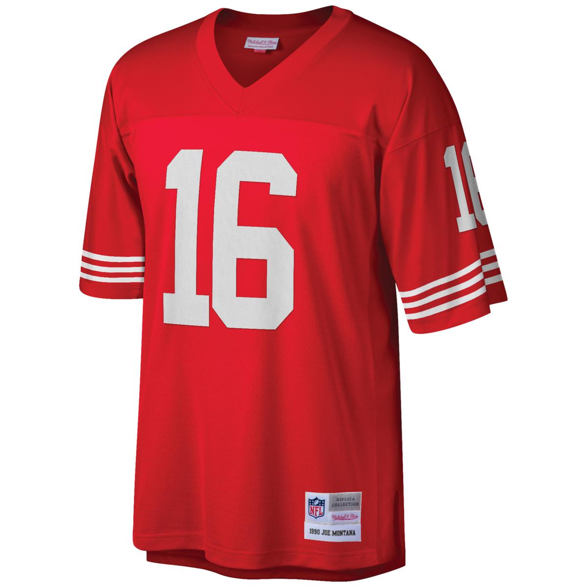 Men's San Francisco 49ers Deion Sanders Mitchell & Ness Scarlet