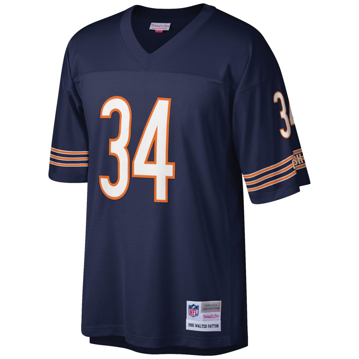 Mitchell & Ness Chicago Bears Walter Payton Long Sleeve Jersey Tee