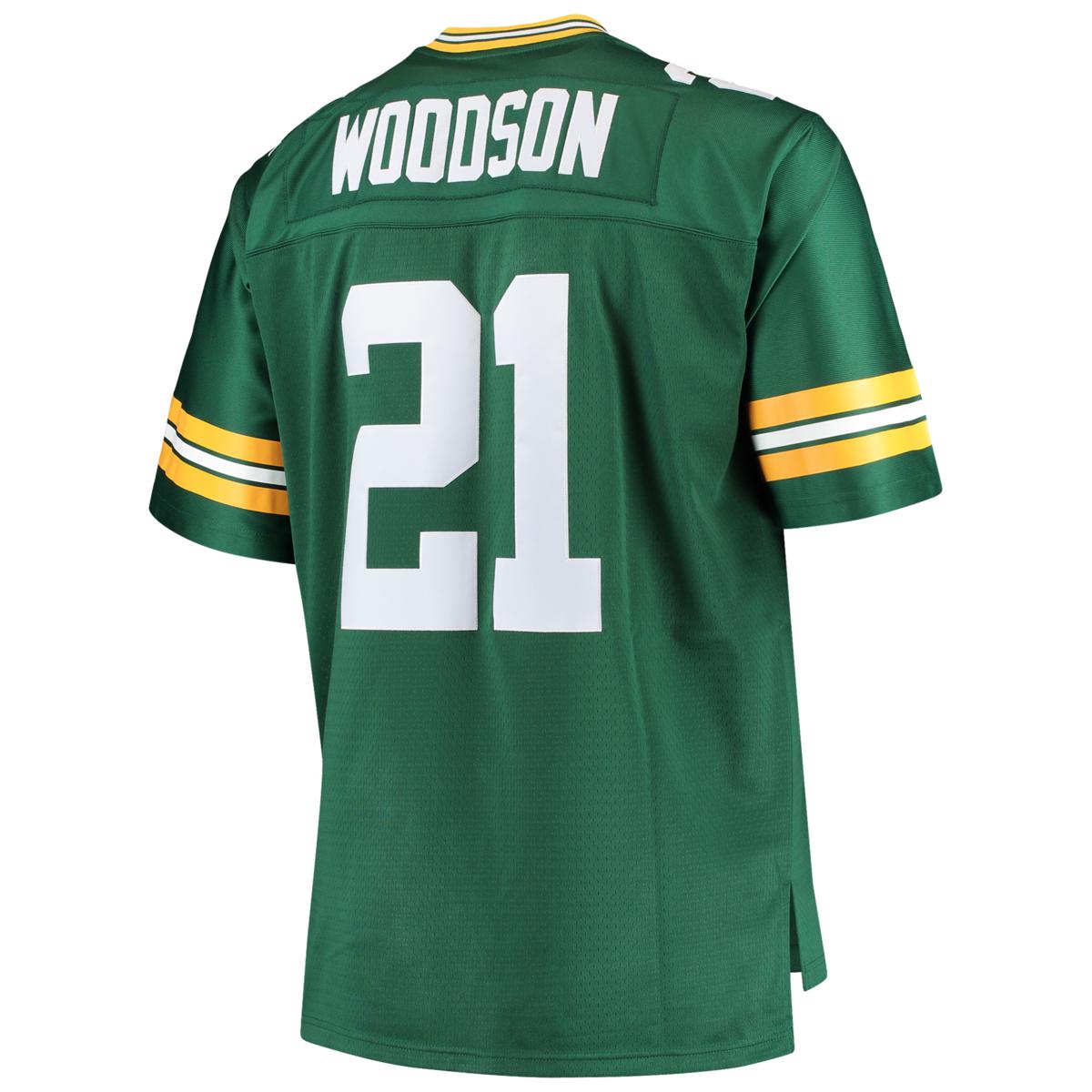 Officially Licensed NFL Mitchell & Ness Woodson Retired Top - Packers