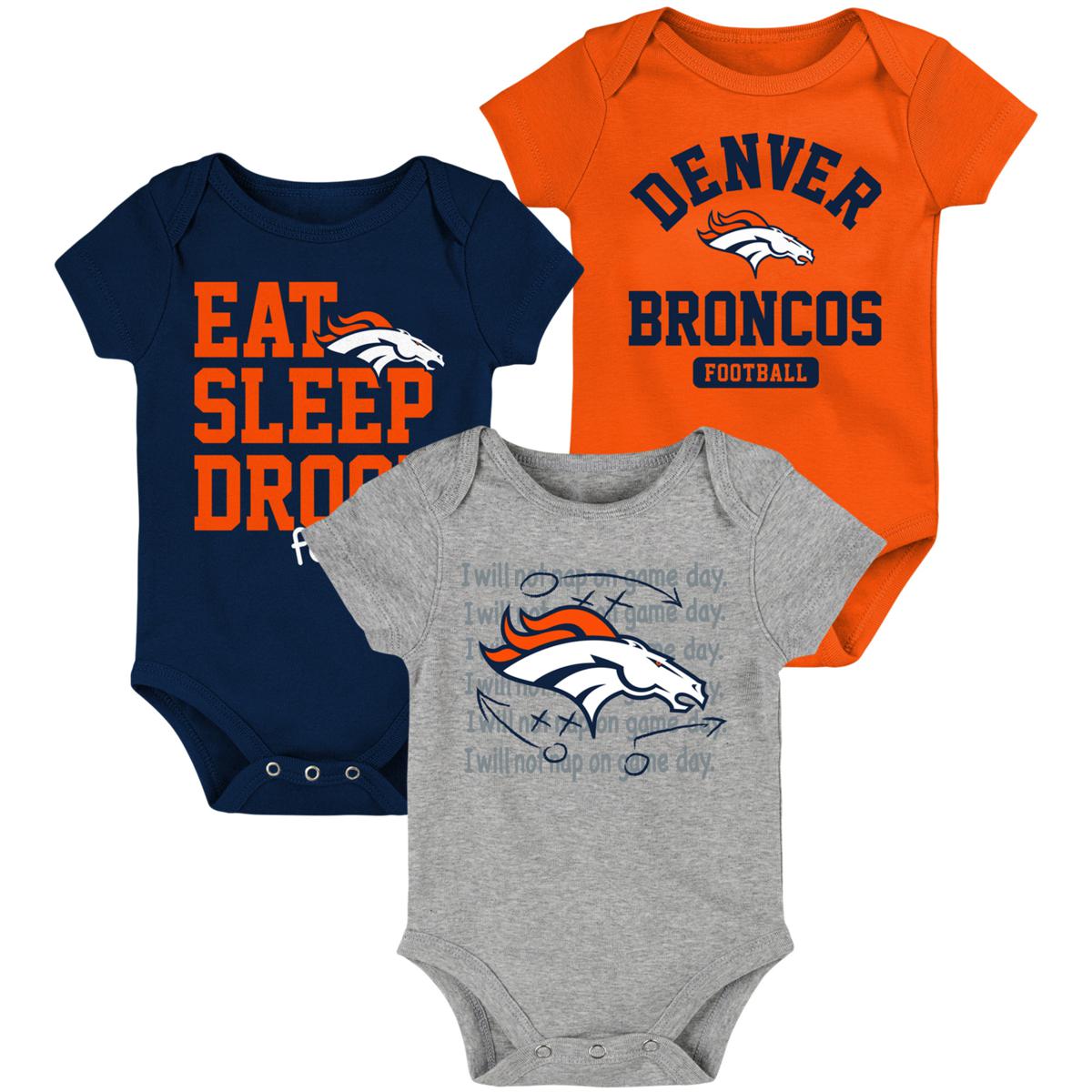 Outerstuff Infant Orange Denver Broncos Hand-Off T-Shirt