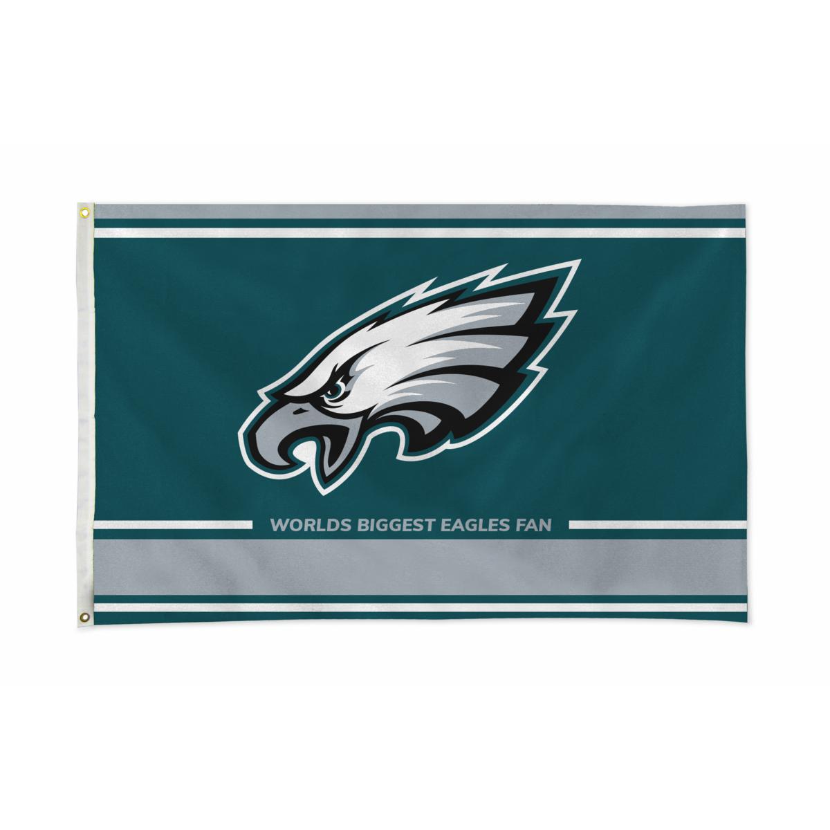 Officially Licensed NFL Philadelphia Eagles Personalized Banner Flag