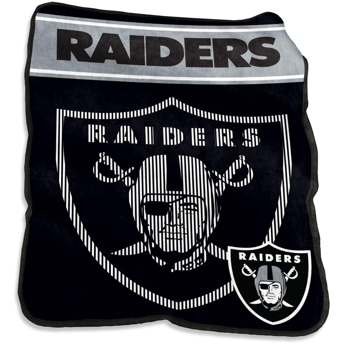 Officially Licensed NFL Raiders 60'' x 80'' XL Plush Throw Blanket