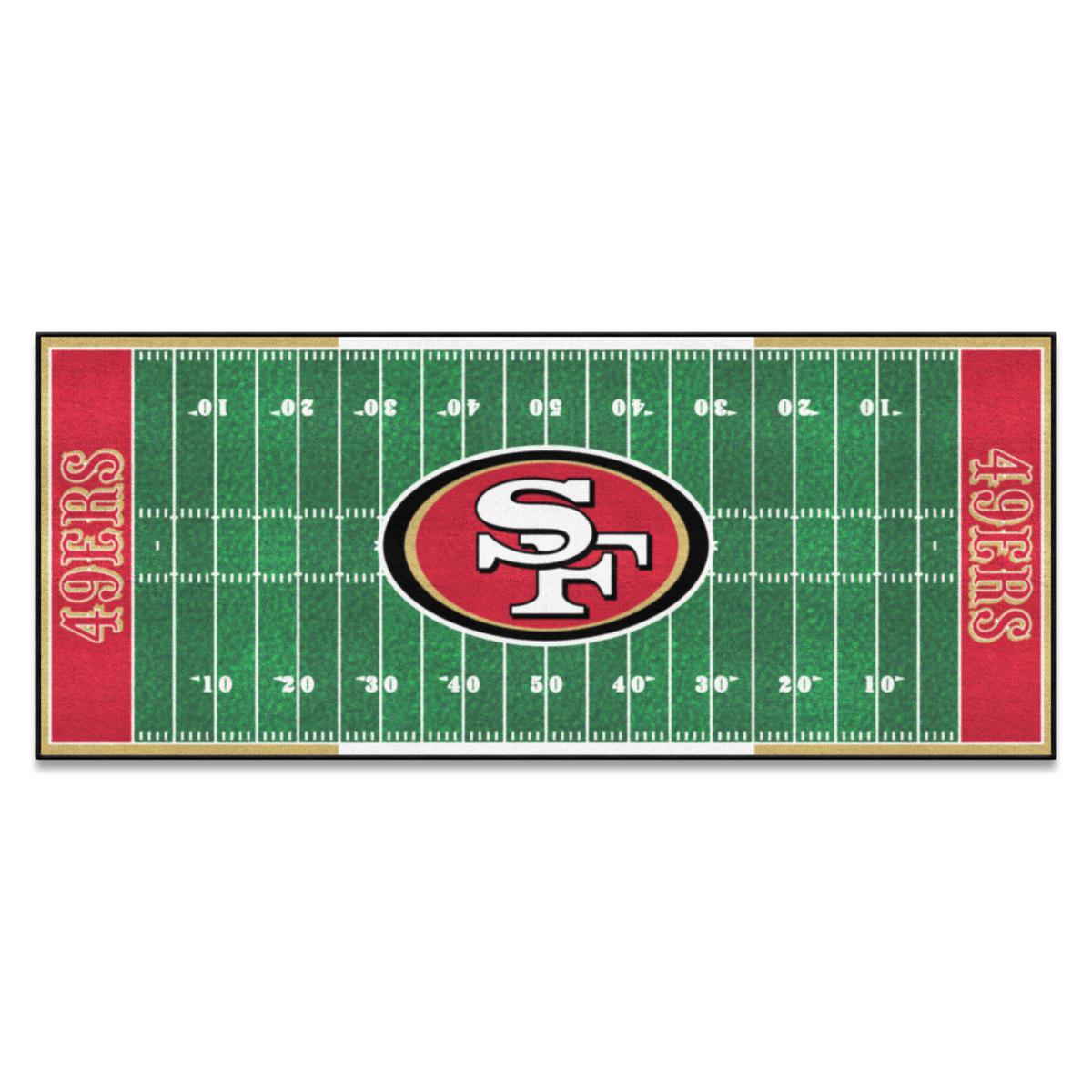 NFL - Los Angeles Rams Football Field Runner 30x72