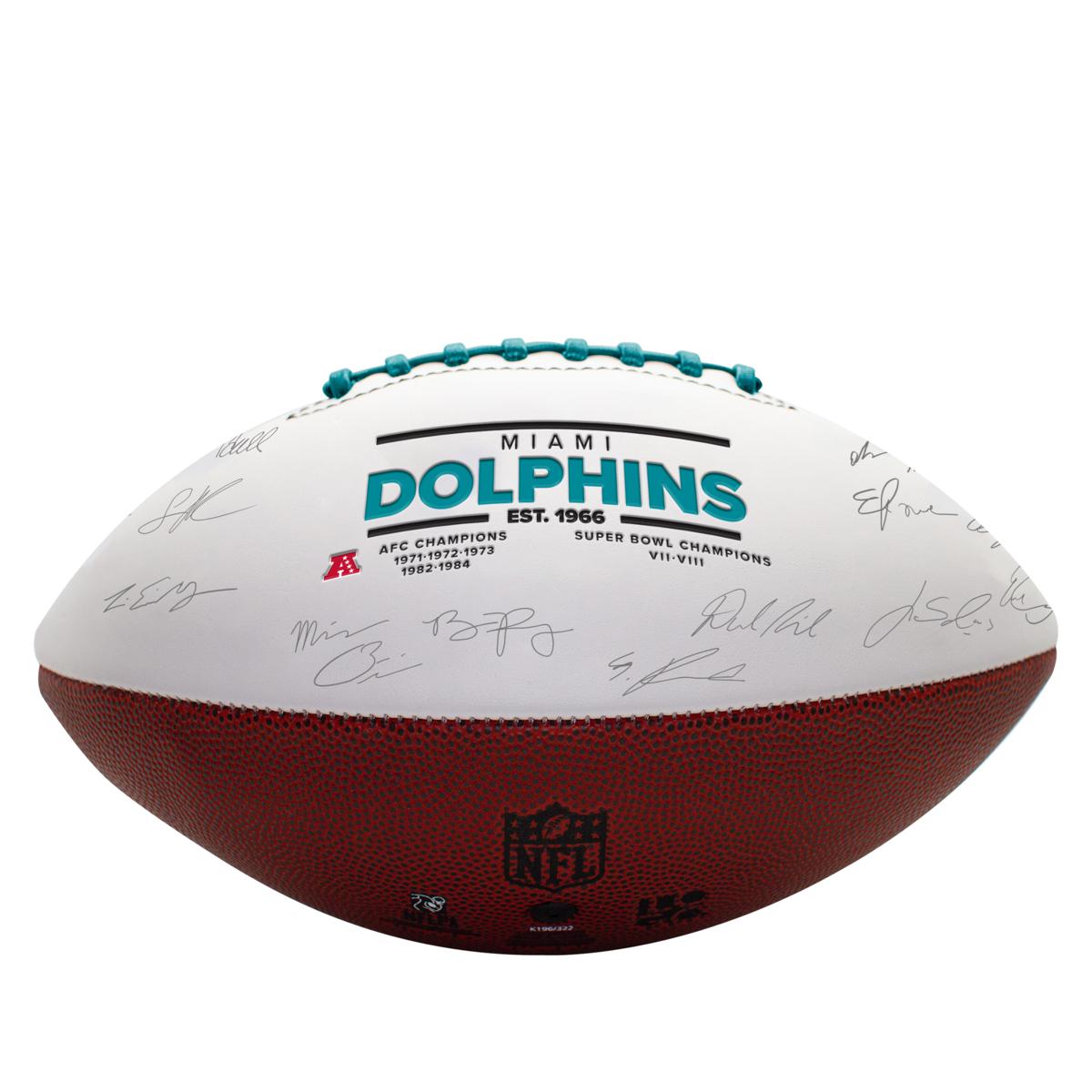 Miami Dolphins Plush Football Officially Licensed by NFL