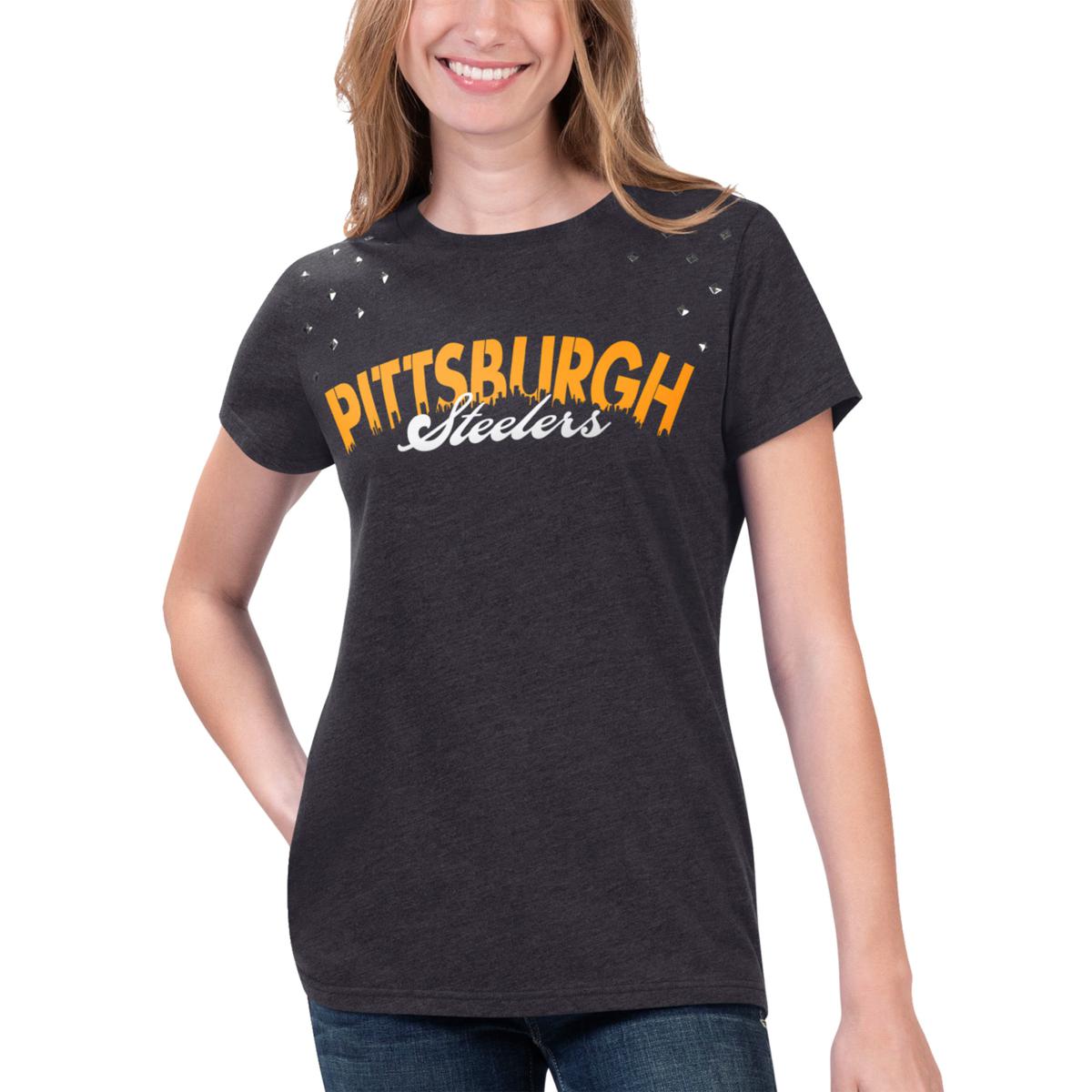 NFL PITTSBURGH STEELERS G-III DRI FIT SHORT SLEEVE SHIRT(T-SHIRT