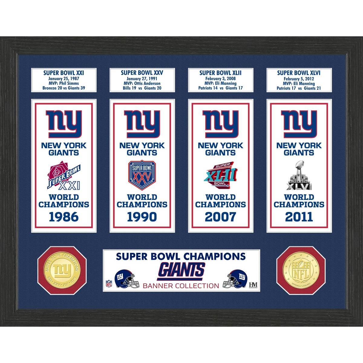 Rams Super Bowl Banner Collection Bronze Coin Photo Mint