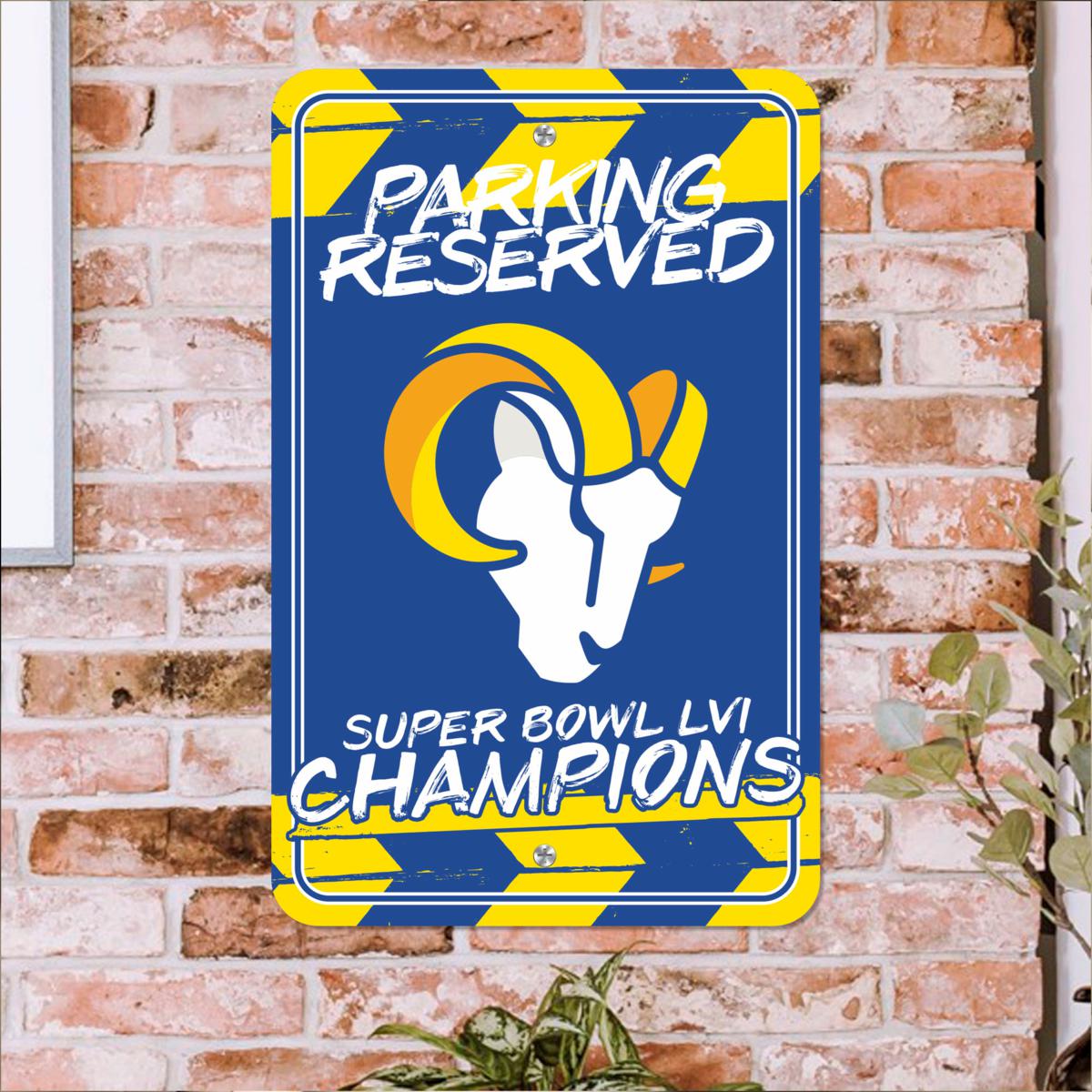 Highland Mint Los Angeles Rams Super Bowl LVI Champions 13'' x