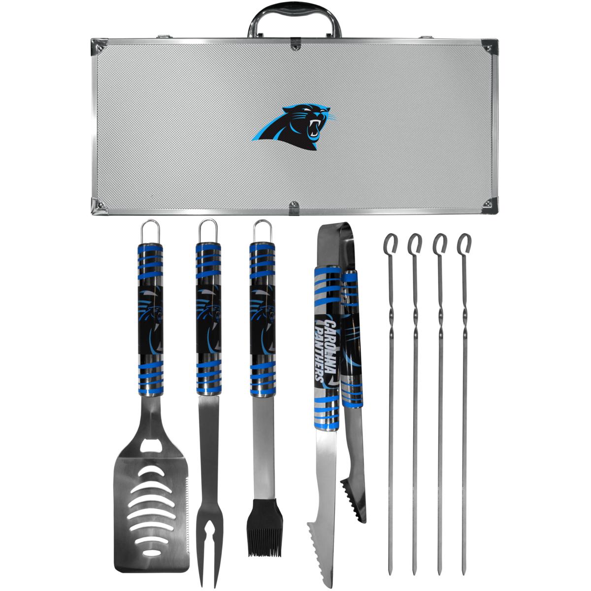 Carolina Panthers 8 PC Tailgater BBQ Set