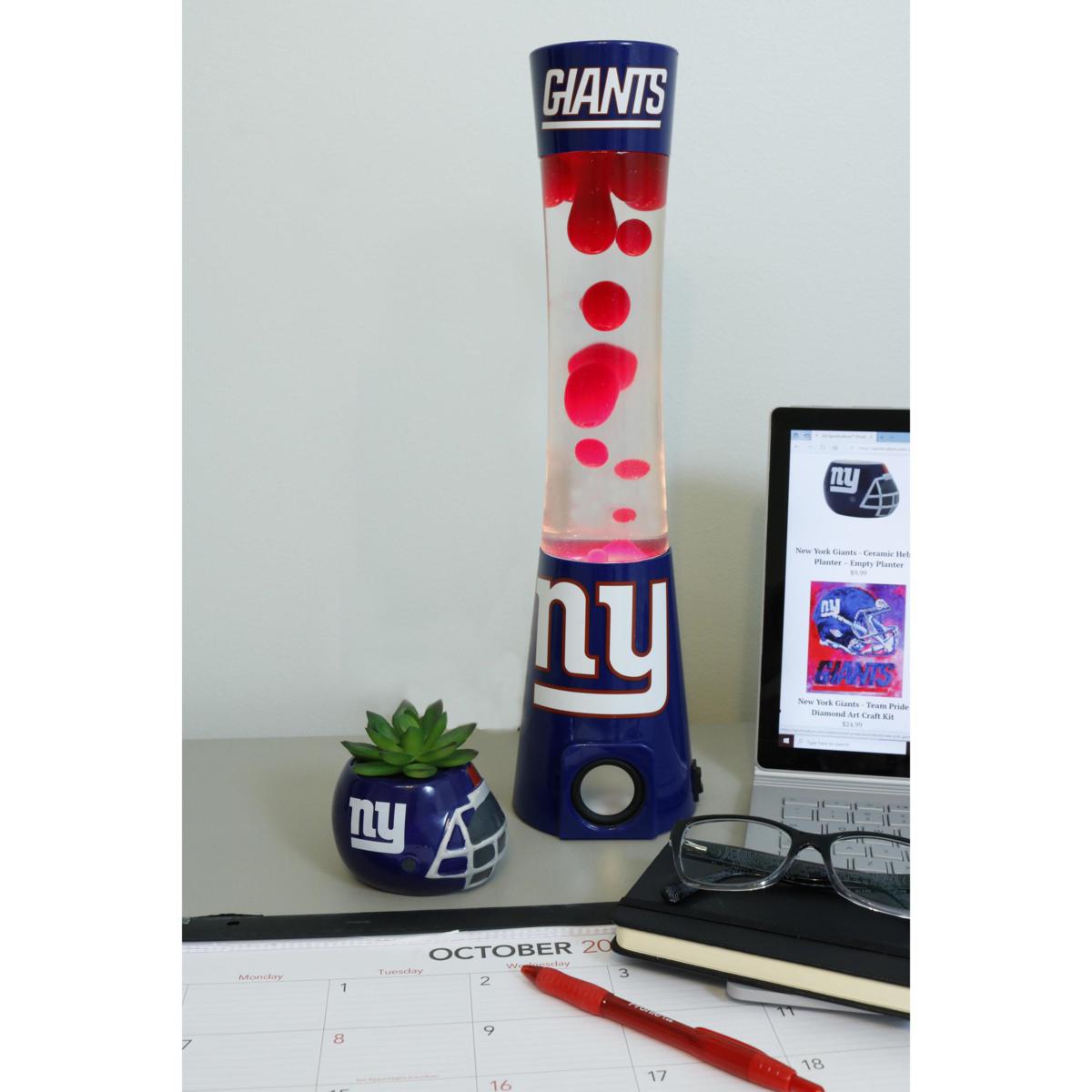 new york giants lava lamp