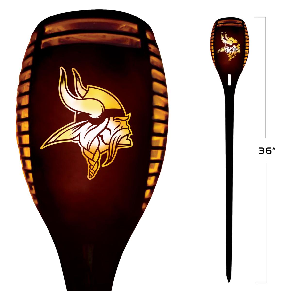 Officially Licensed NFL Team Pride LED Solar Torch - Vikings