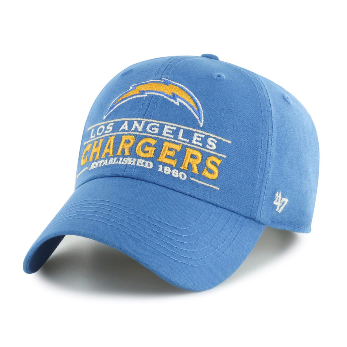 Men's '47 White Los Angeles Chargers Clean Up Adjustable Hat