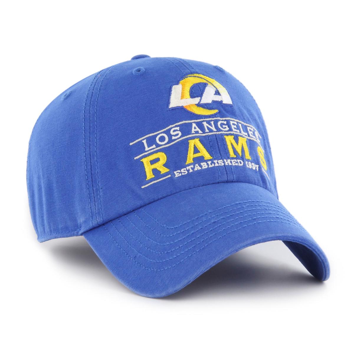 Los Angeles Rams Hat SnapBack Men NFL Football Black And Blue