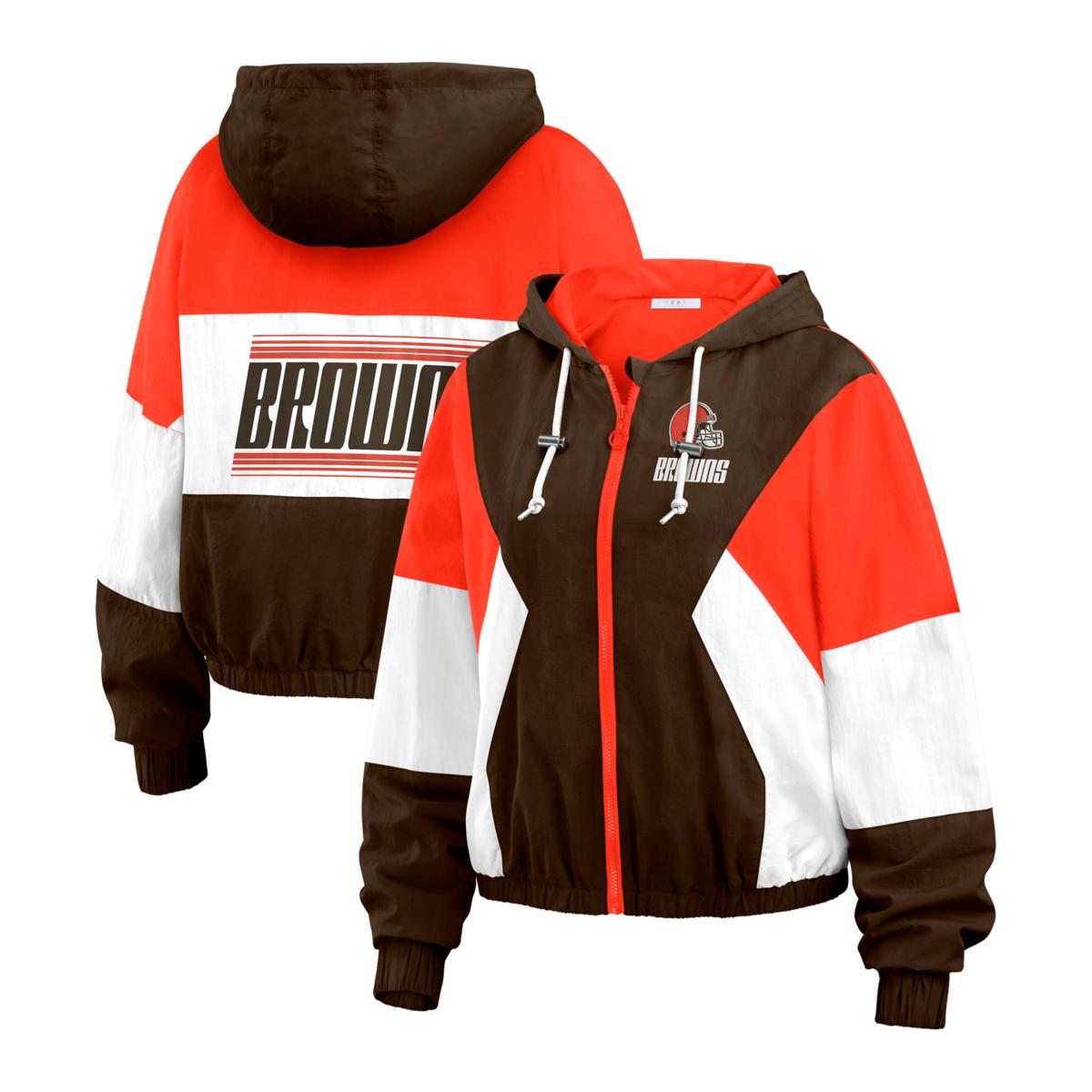 Officially Licensed NFL Wear Color Block Windbreaker Jacket