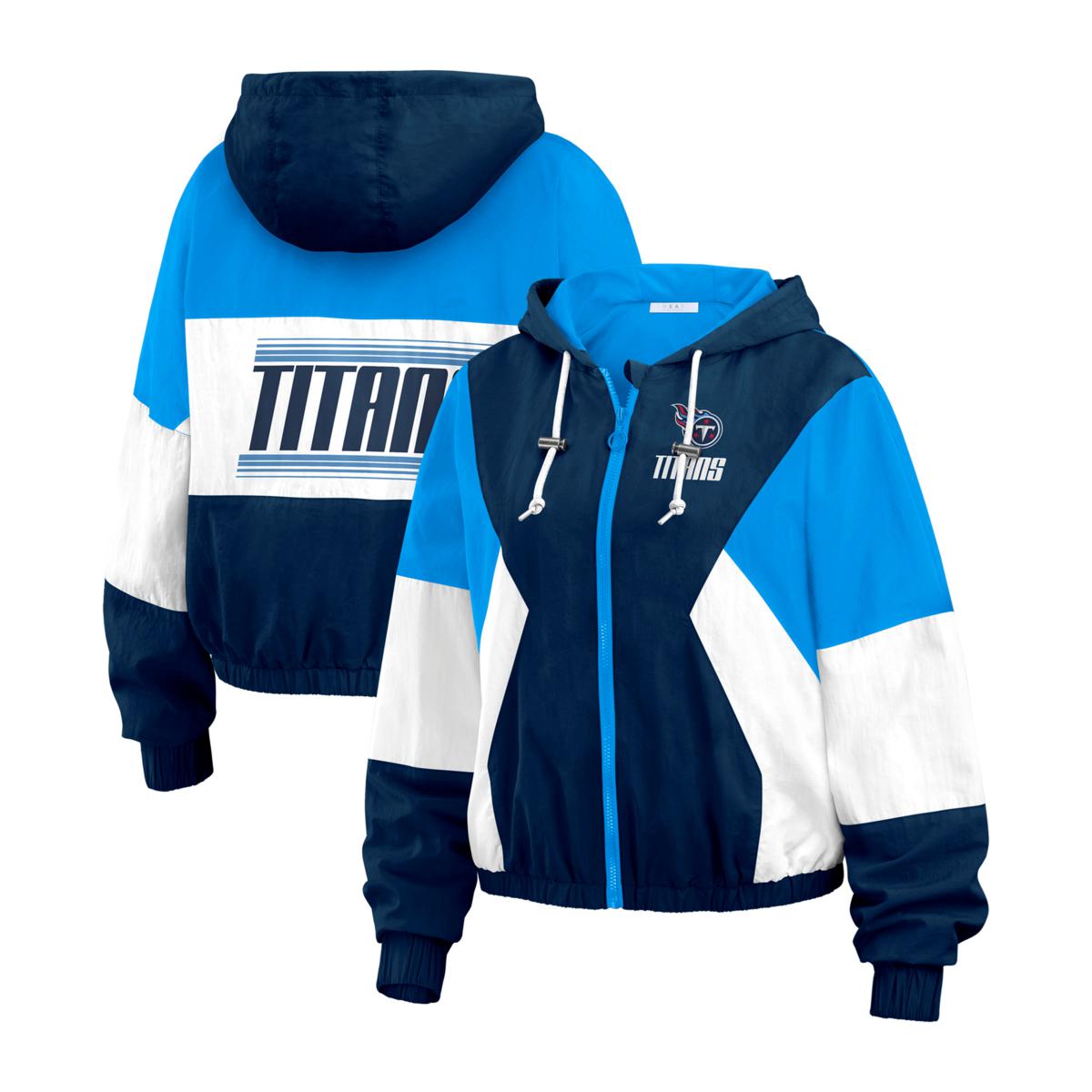 Officially Licensed NFL Wear Color Block Windbreaker Jacket