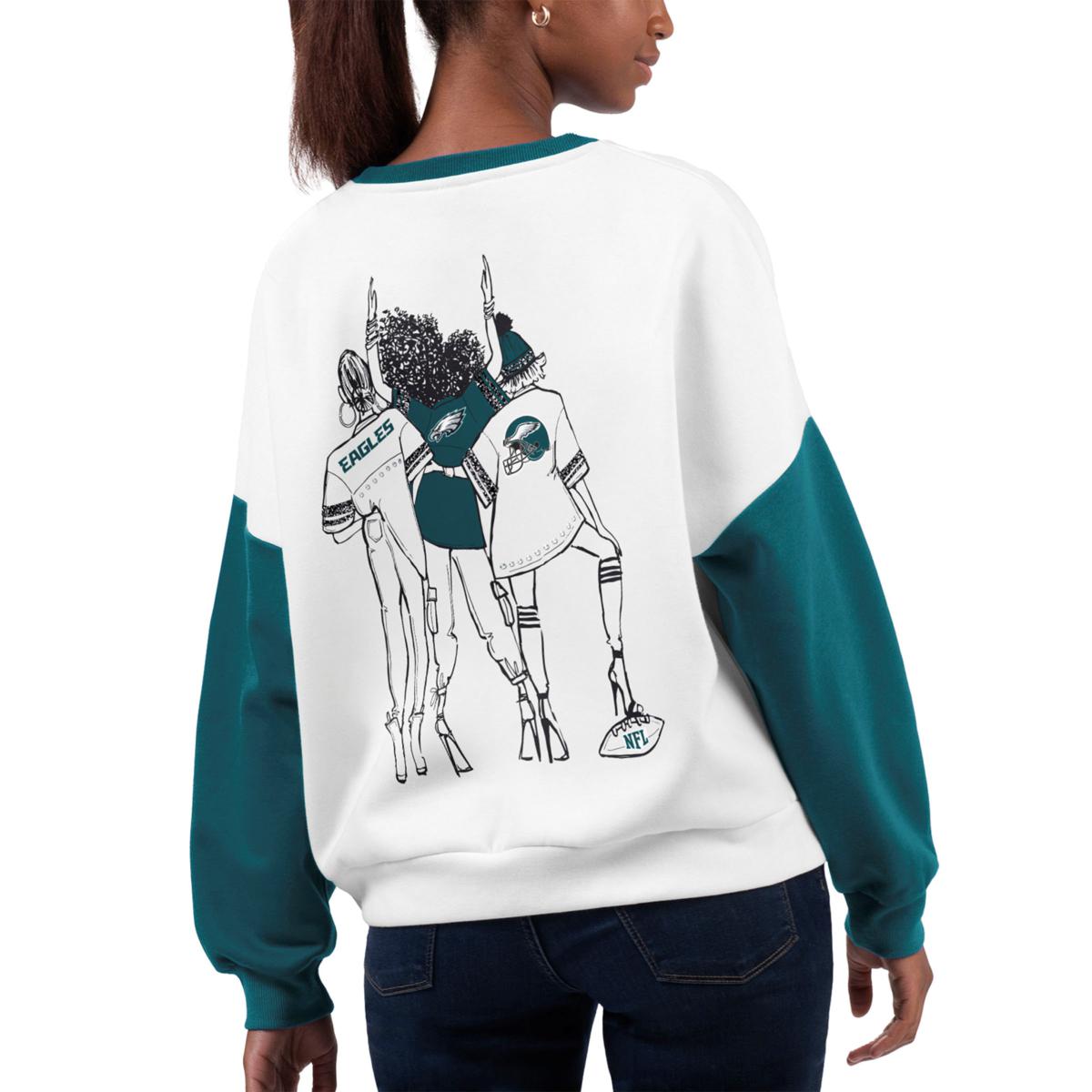 Officially Licensed NFL Women's A-Game Fleece Sweatshirt by Glll