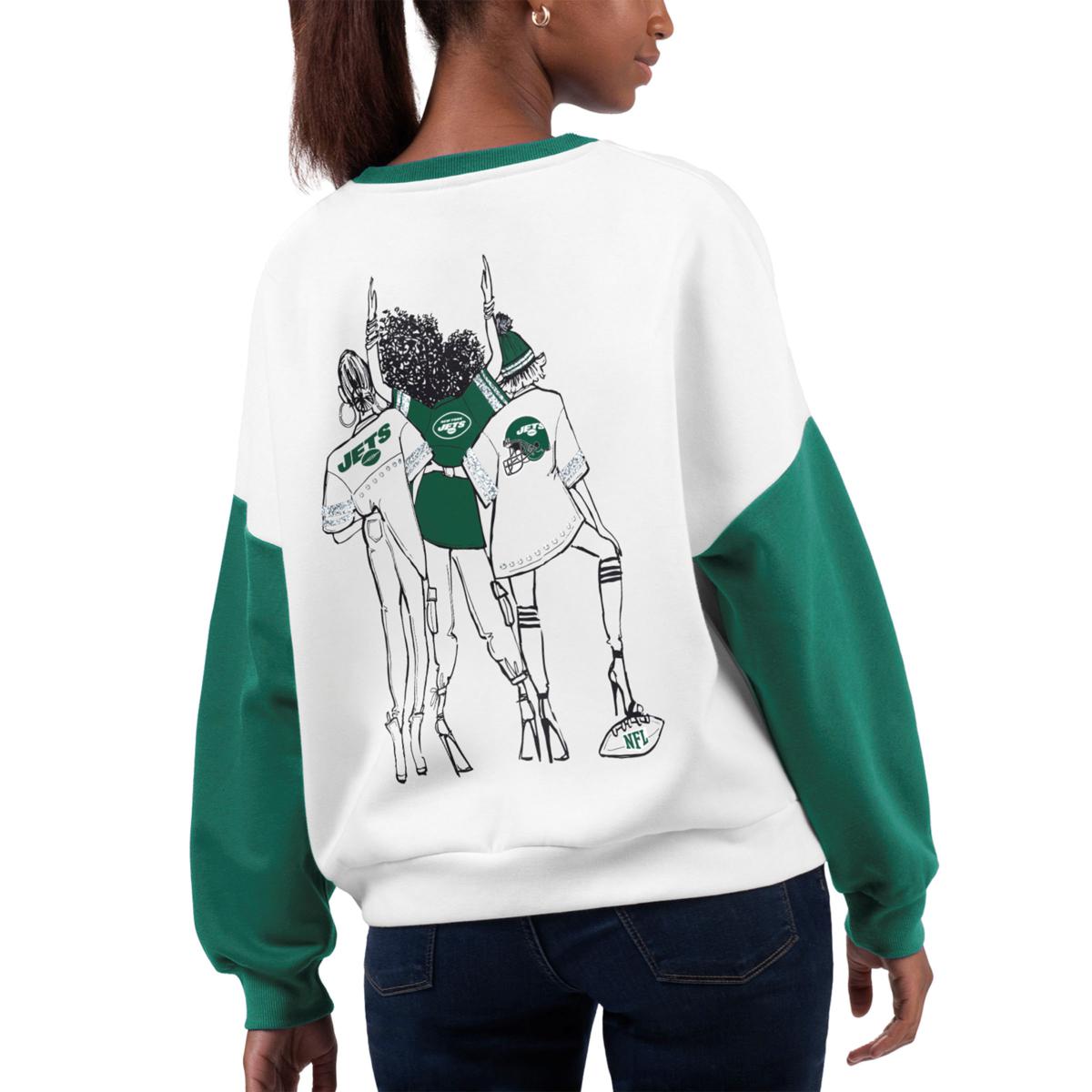 Officially Licensed NFL Women's A-Game Fleece Sweatshirt by Glll