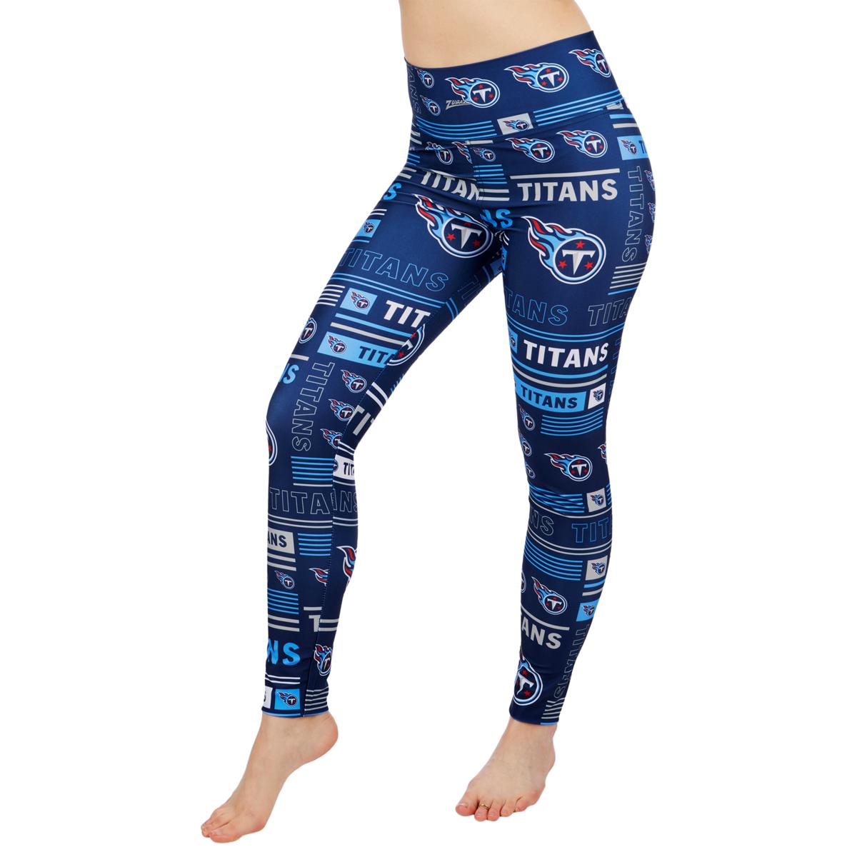 Zubaz NFL Tennessee Titans Women's Team Column Leggings