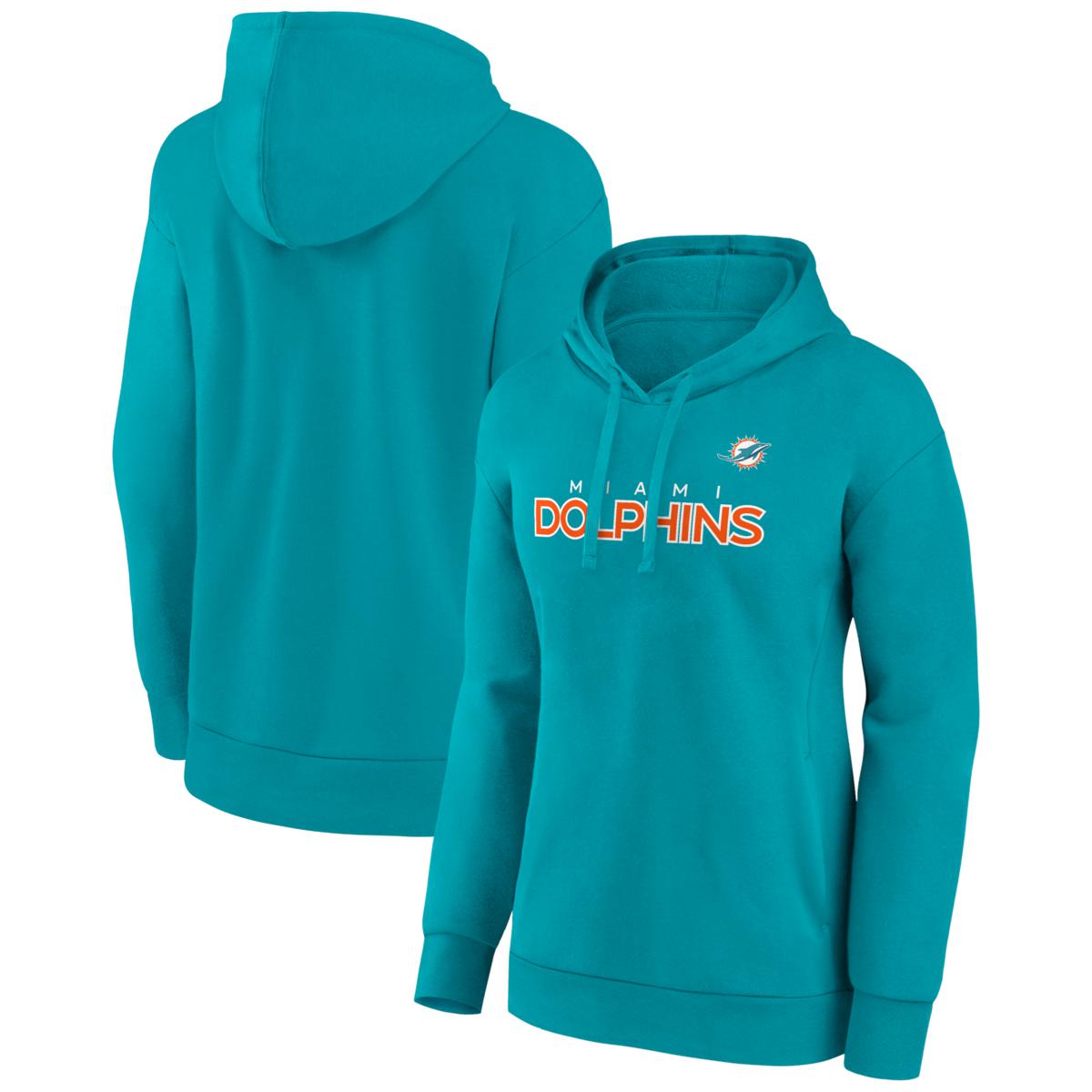 Officially Licensed NFL Long Sleeve Hoodie T-shirt - Cowboys - Dolphins