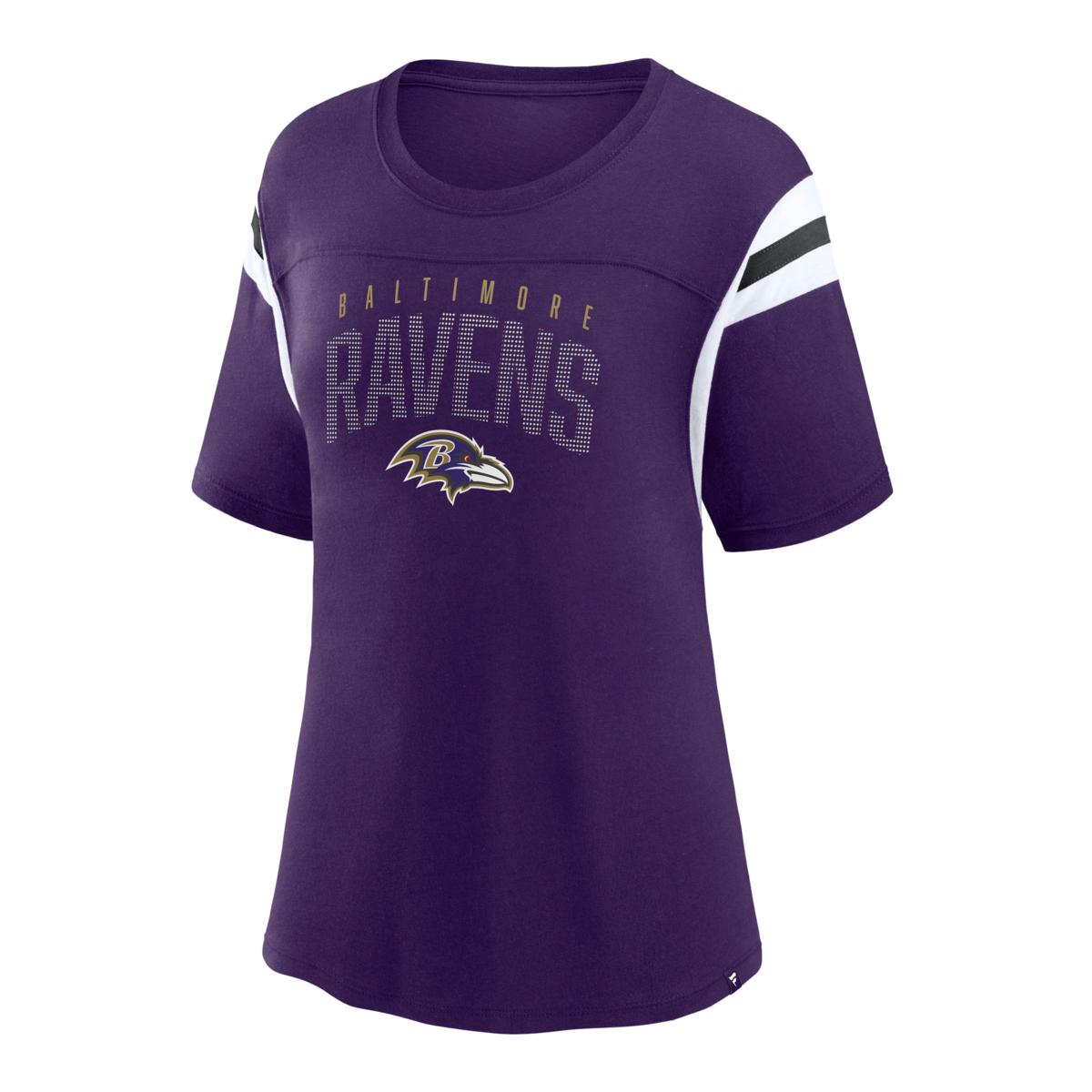 NFL Women’s Apparel Baltimore Ravens Lace-Up Crewneck Sweatshirt Size S/M