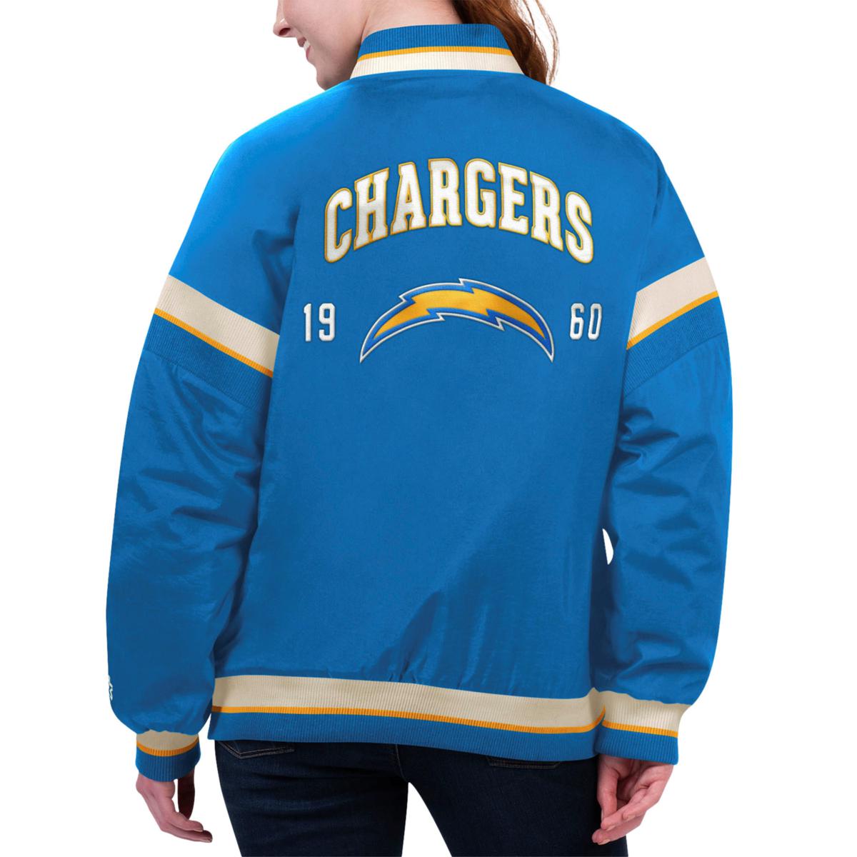 Starter Bills Line Up Full-Snap Varsity Jacket - Women's