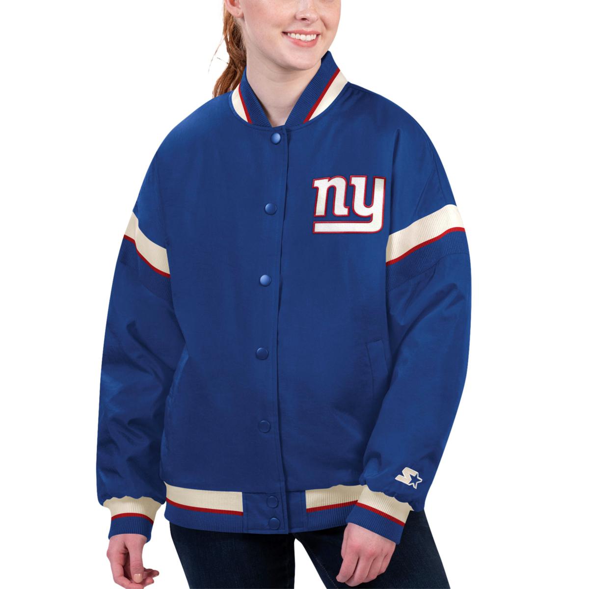 Nfl New York Giants Women's Primary Antique Long Sleeve Crew