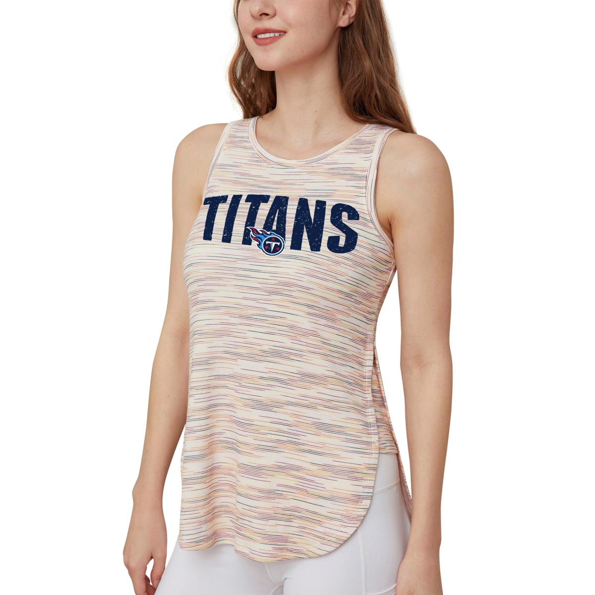 Concepts Sport Women's Tennessee Titans Sunray Tank Top, Large - Women's NFL Licensed at Academy Sports