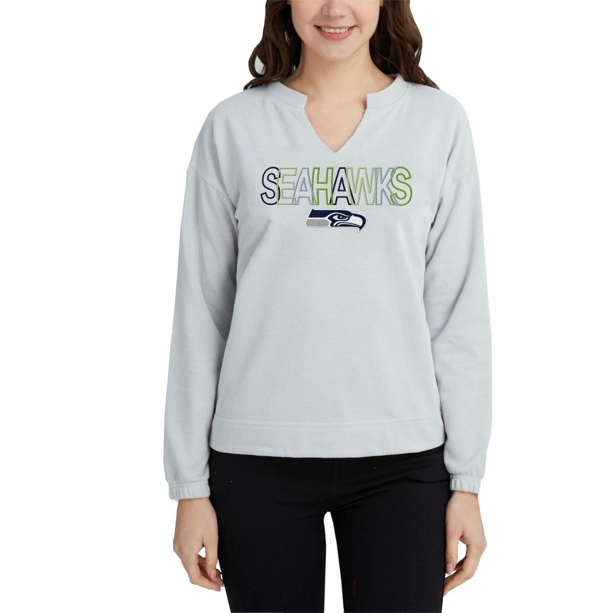 Seattle Seahawks Fanatics Branded Women's Component Long Sleeve T-Shirt -  White