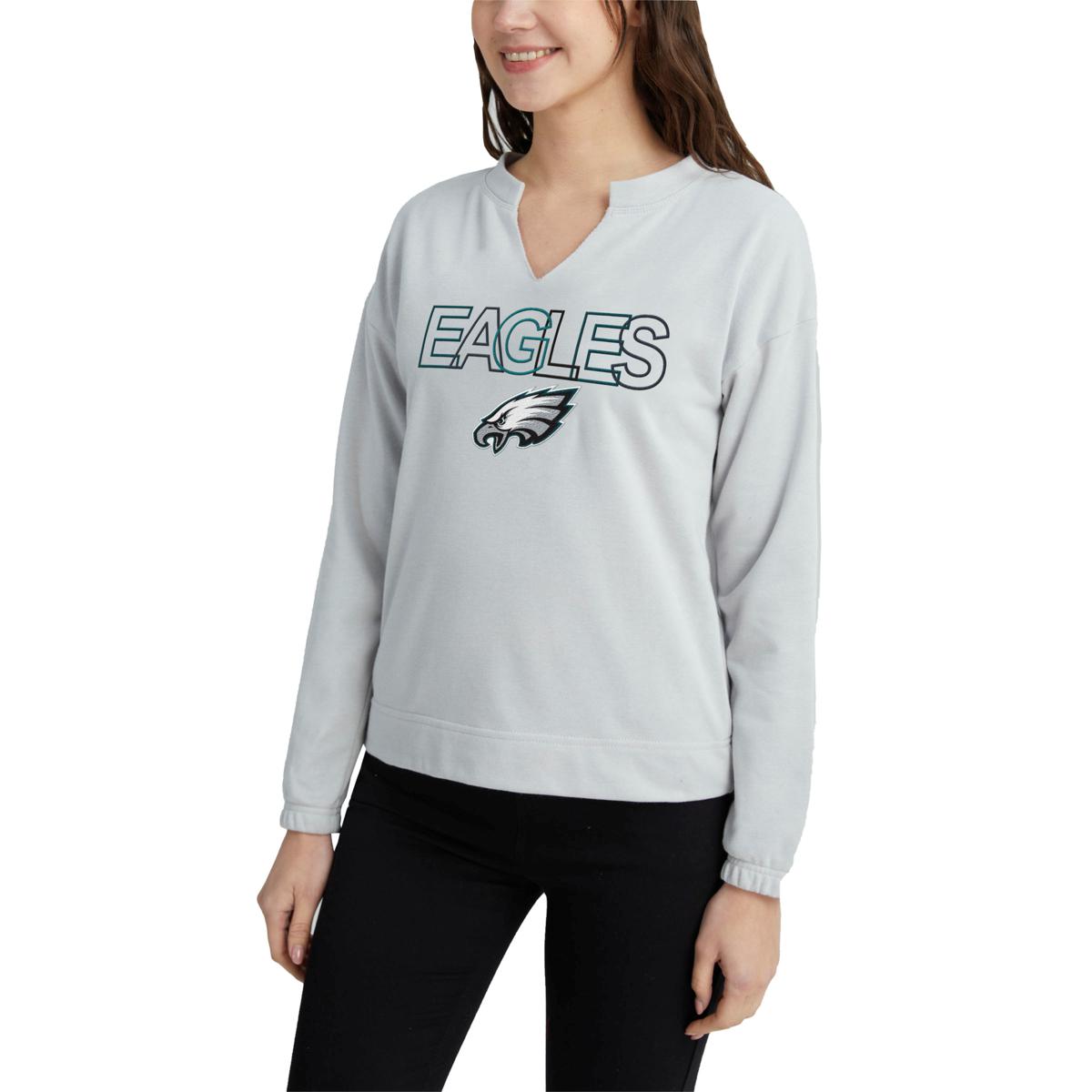 MSX by Michael Strahan MSX by Michael Strahan for NFL Women's Abigail Back Slit Tee - Eagles