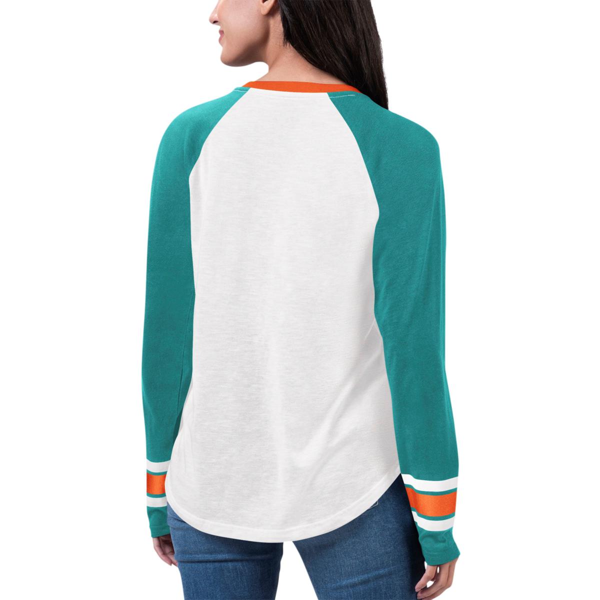 Ultra Game Women's T Raglan Baseball 3/4 Long Sleeve Tee Shirt