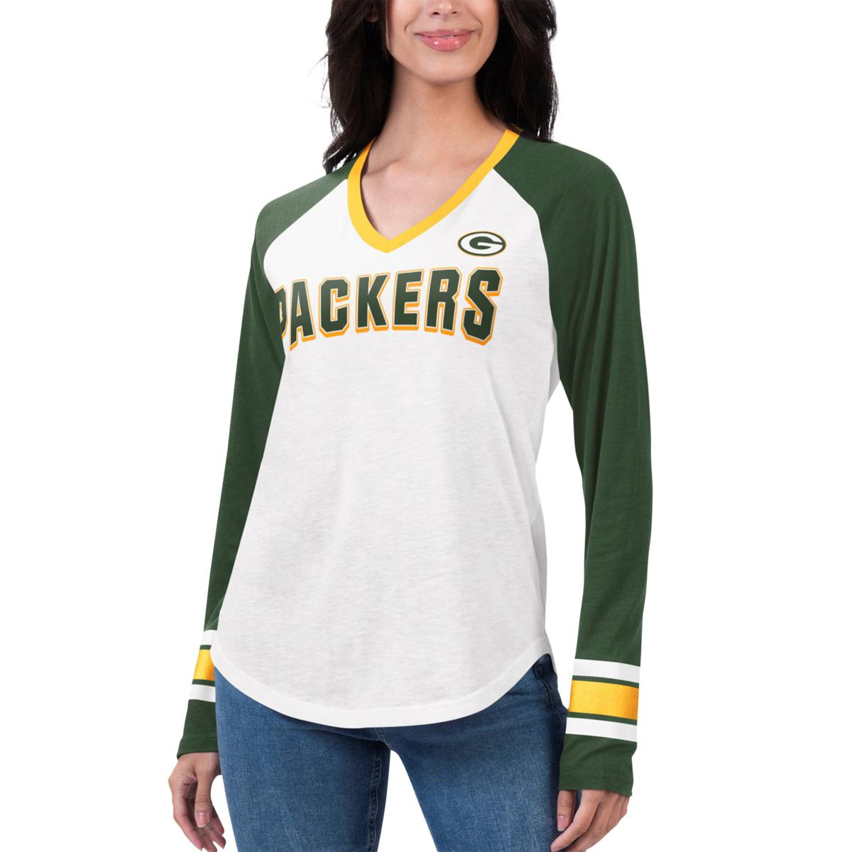 Men's White/Green Oakland Athletics Show The Leather Raglan V-Neck T-Shirt