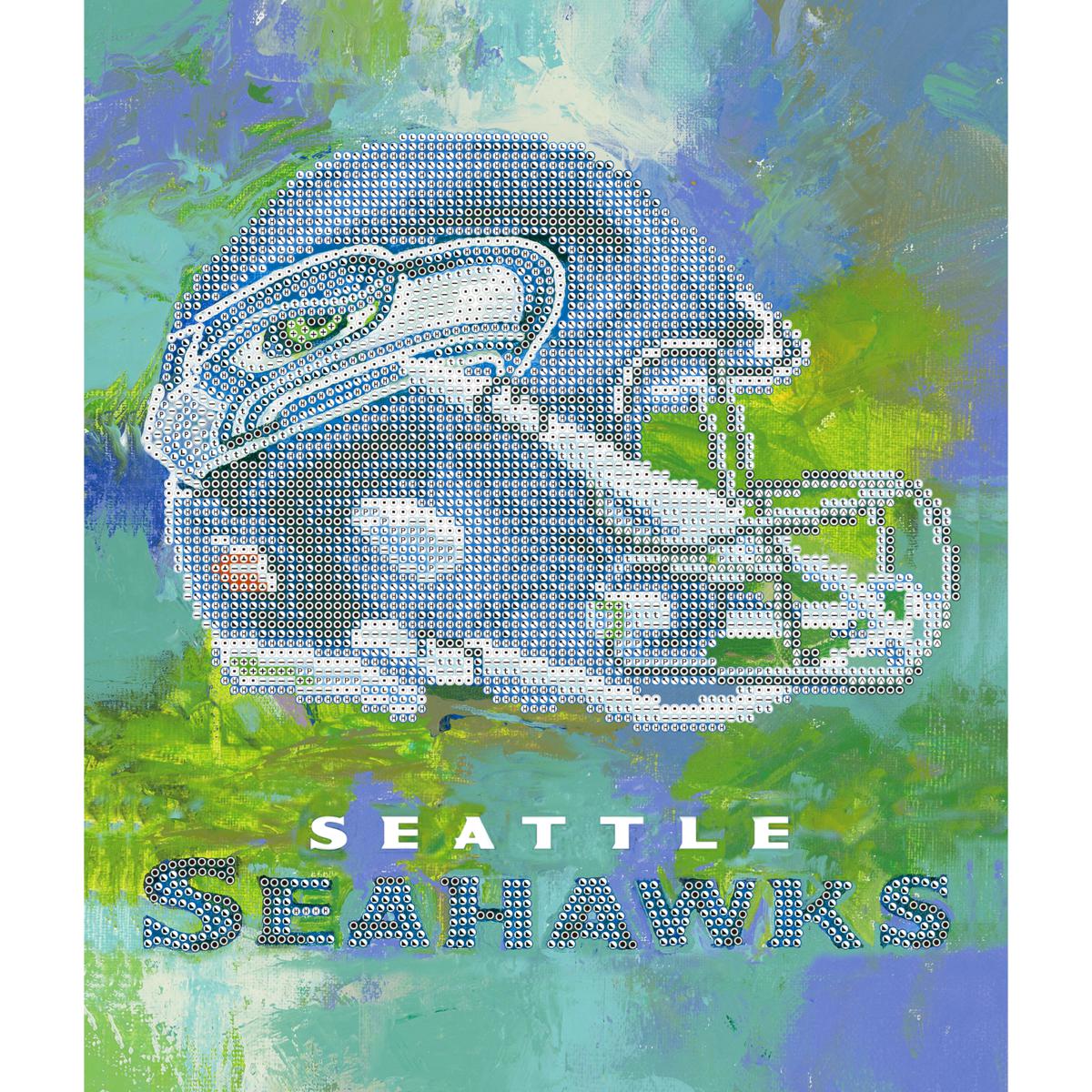 Seattle SeahawksSand Art Craft Kit - For The Deep Rooted Fan