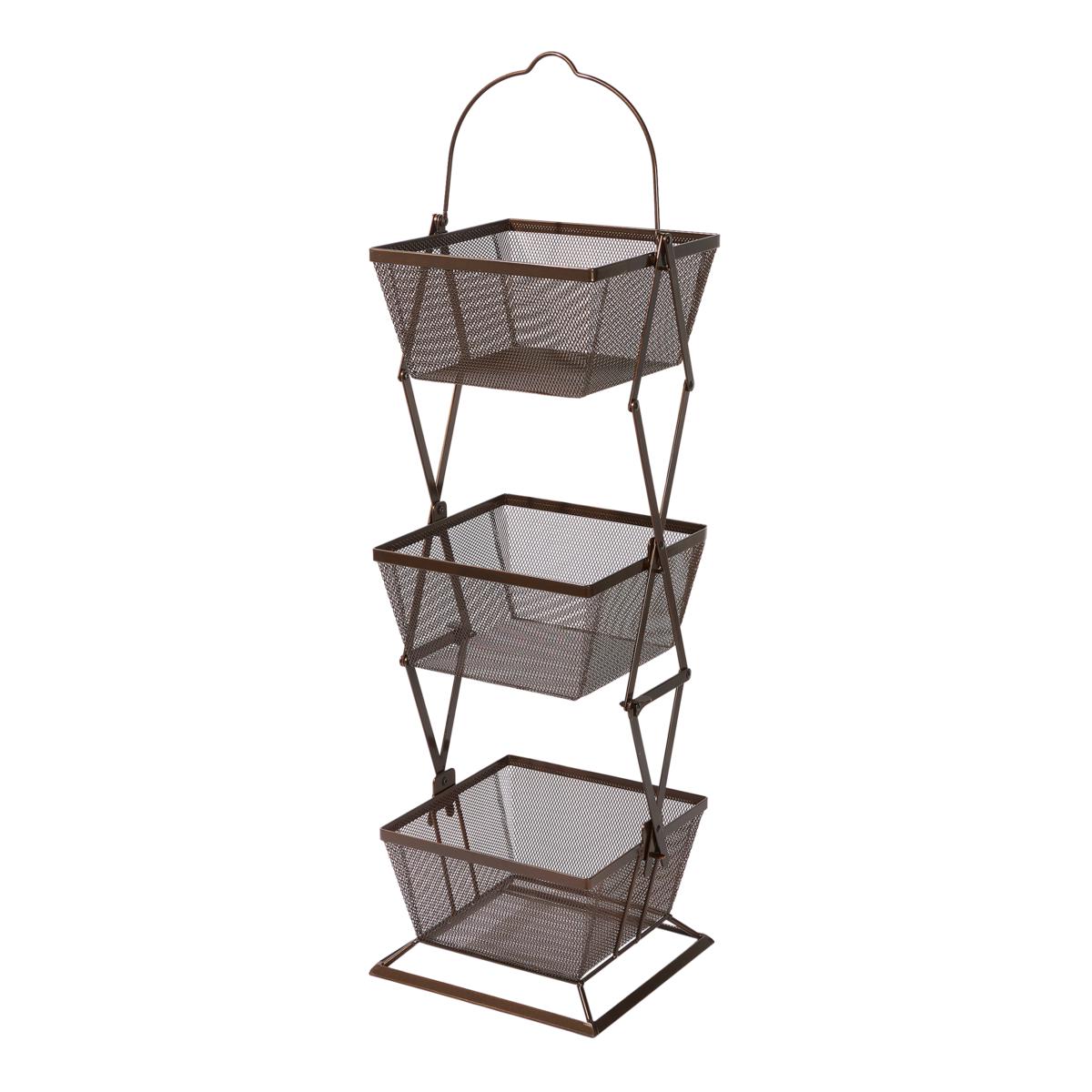 Origami Three Tier Collapsible Baskets