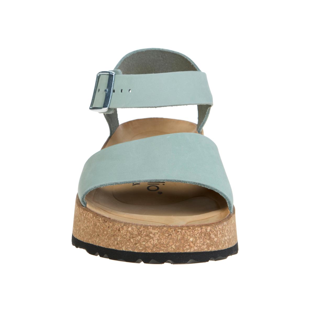 Papillio by Birkenstock Glenda Nubuck Leather Wedge Sandal | HSN