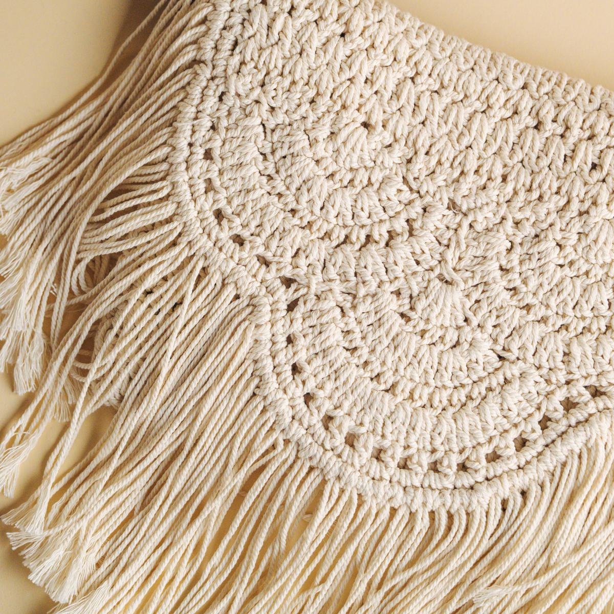 Patricia Nash Cannara Leather Trim Crochet Crossbody | HSN