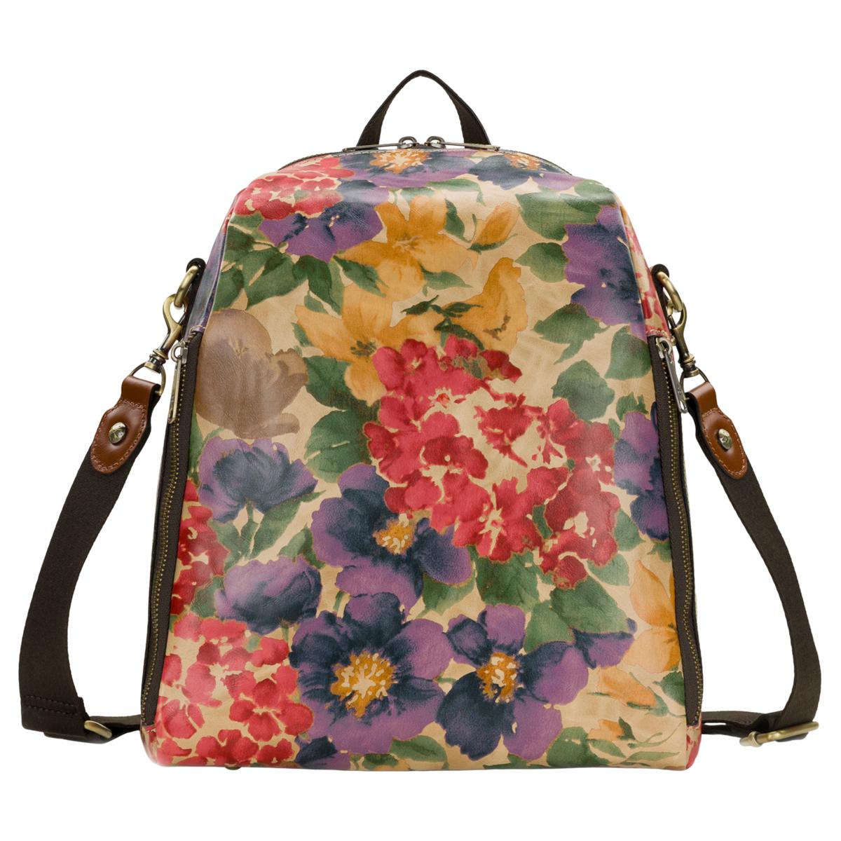 Patricia Nash Dorine Convertible Leather Backpack | HSN display picture 1