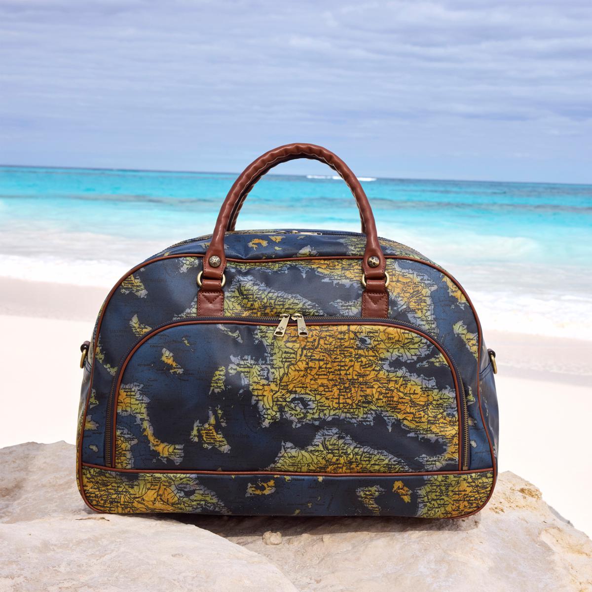 Patricia Nash Gonnesa Oval Overnight Bag | HSN