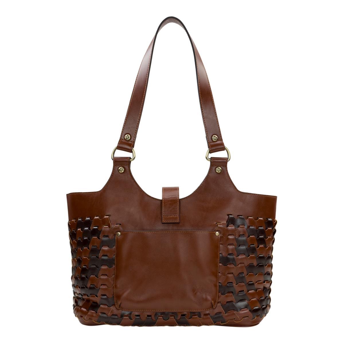 Patricia Nash Pitassi Woven Leather Tote 23611959 HSN